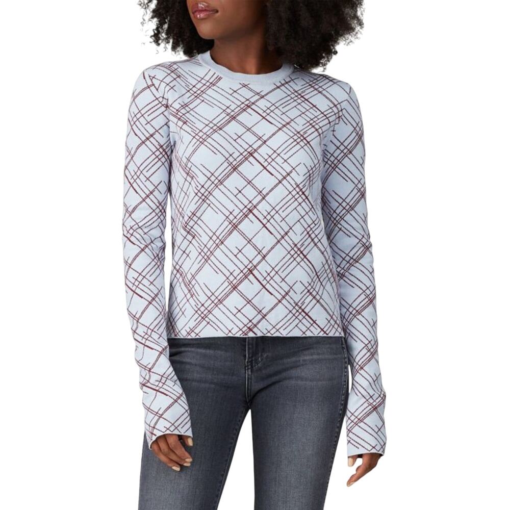EQUIPMENT Crewneck Silk Blend Sweater Blue XS*